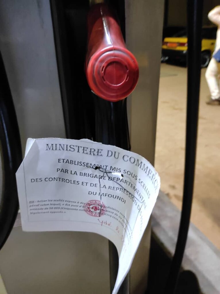 Yaoundé : une station-service scellée pour avoir simulé une pénurie