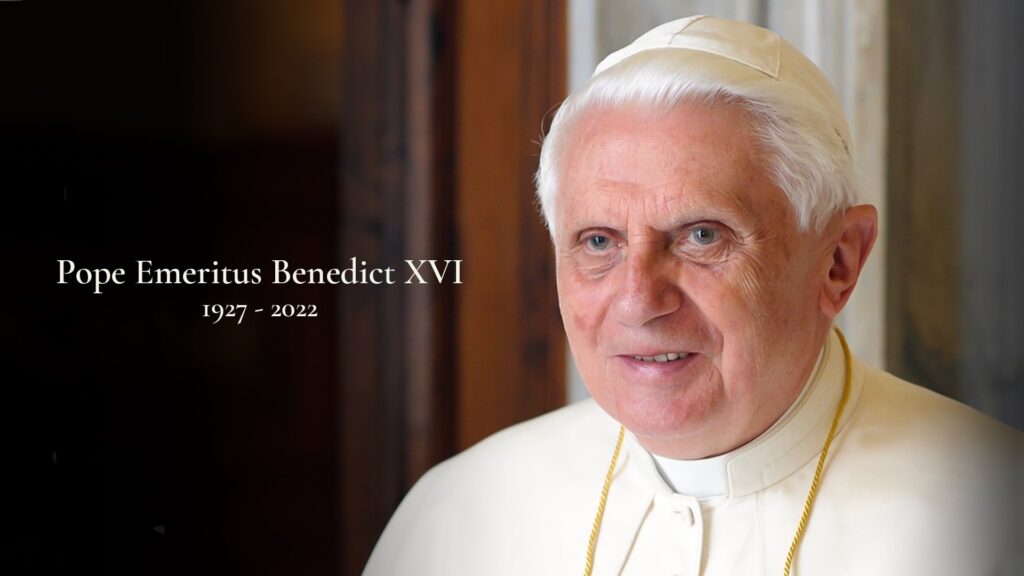 Le pape émérite Benoît XVI, âgé de 95 ans, est mort L'ancien pape Benoît XVI, âgé de 95 ans, est mort