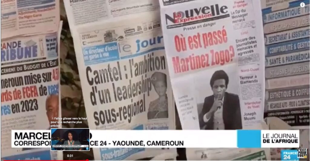 Yaoundé : peur pour la vie du journaliste Martinez Zogo