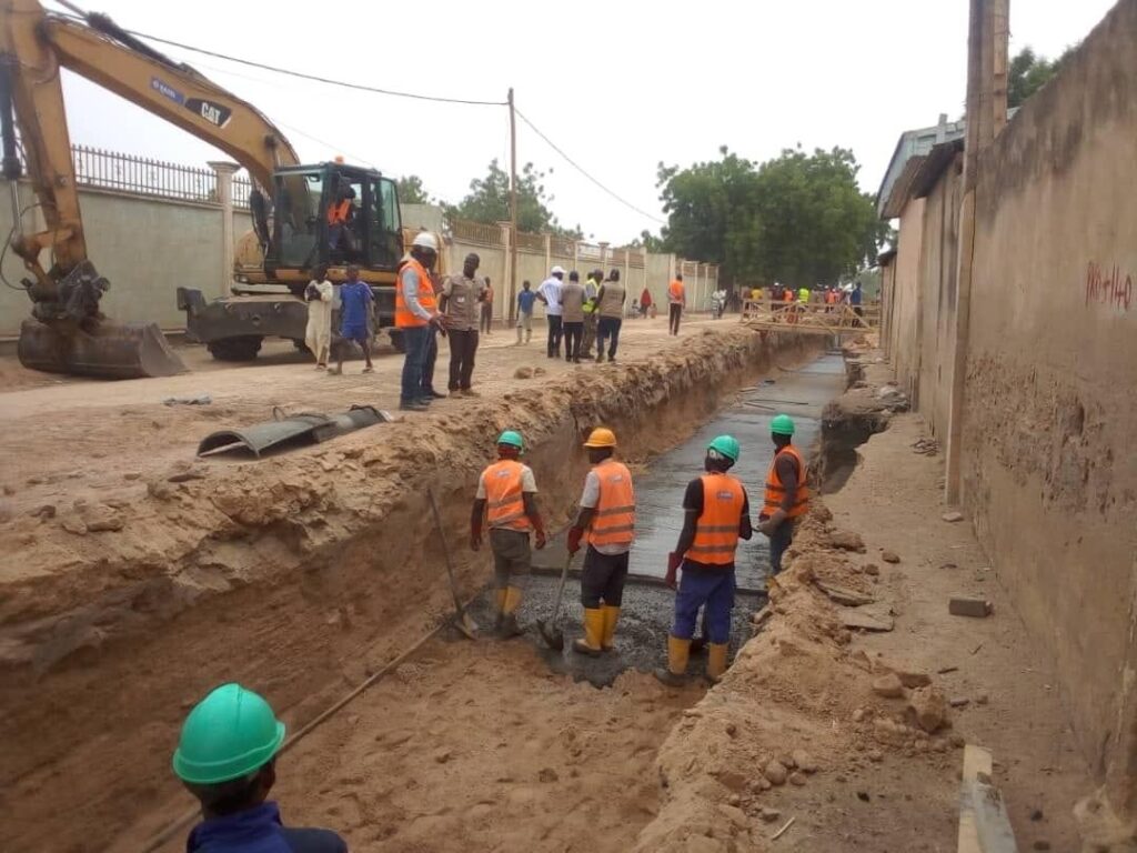 Maroua : les travaux de réhabilitation de la voirie sont en cours